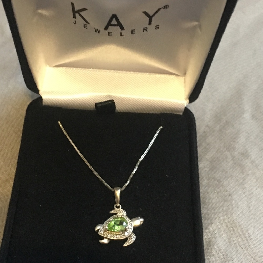 Kay jewelers turtle necklace